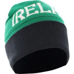 Notre Dame Ireland Beanie Hat Emerald / Navy