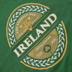 Trad Craft Men's Ireland Emerald Isle Classic T-Shirt Sage -underwear Zone tradcraft sage trad ireland classic tee p1617 p3