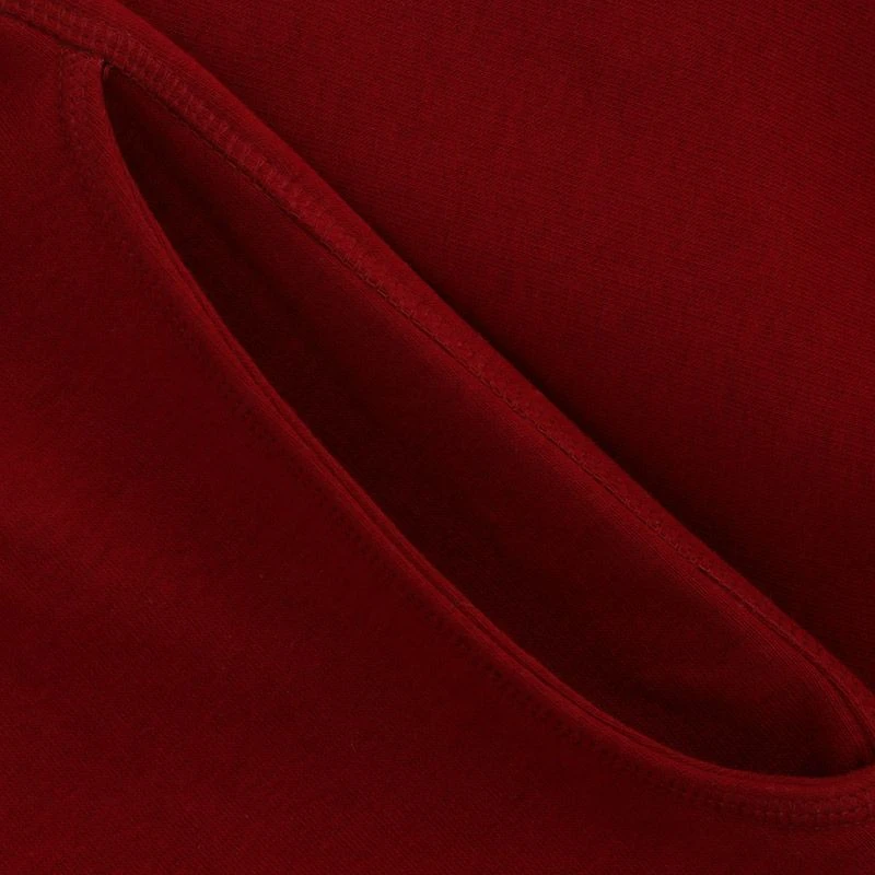 Men's Trigger Fleece Skinny Tracksuit Bottoms Maroon 8 Men's Trigger Fleece Skinny Tracksuit Bottoms Maroon - Image 8