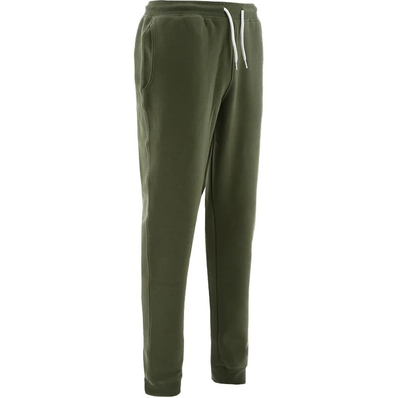 Men's Trigger Fleece Skinny Tracksuit Bottoms Khaki 3 Men's Trigger Fleece Skinny Tracksuit Bottoms Khaki - Image 3