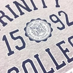 Trinity College Dublin 1592 T-Shirt Grey / Navy -underwear Zone trin1001 2