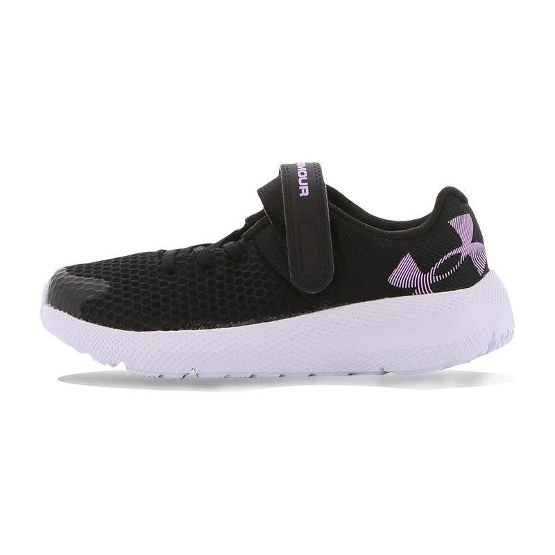 Under Armour UA Pursuit 2 AC BL Junior Running Shoes Black / White / Pacific Purple 2 Under Armour UA Pursuit 2 AC BL Junior Running Shoes Black / White / Pacific Purple - Image 2