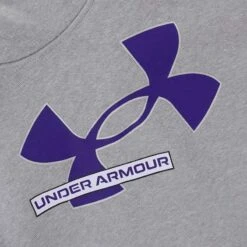 Under Armour Kids' Rival Fleece Logo Hoodie Mod Gray Light Heather / Purple Zest 7 Under Armour Kids' Rival Fleece Logo Hoodie Mod Gray Light Heather / Purple Zest -underwear Zone under armour rival fleece logo hoodie kids purple gry 1366046 3