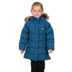 Trespass Kids' Unique Water Resistant Padded Jacket Cosmic Blue