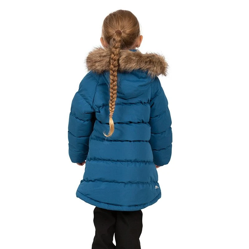 Trespass Kids' Unique Water Resistant Padded Jacket Cosmic Blue 2 Trespass Kids' Unique Water Resistant Padded Jacket Cosmic Blue - Image 2