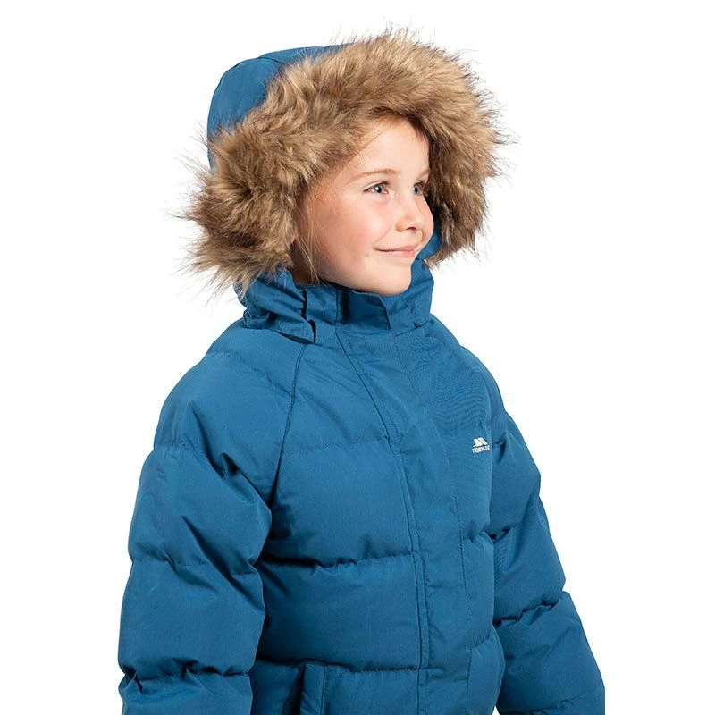 Trespass Kids' Unique Water Resistant Padded Jacket Cosmic Blue 3 Trespass Kids' Unique Water Resistant Padded Jacket Cosmic Blue - Image 3