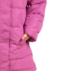 Trespass Kids' Unique Water Resistant Padded Jacket Deep Pink -underwear Zone unique fcjkratr0009 dpi m05