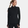 Under Armour Women's UA Qualifier Run 2.0 Half Zip Black / Black / Reflective