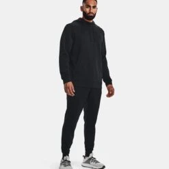 Under Armour Men's Armour Fleece® Hoodie Black -underwear Zone v5 1373353 001 fsf