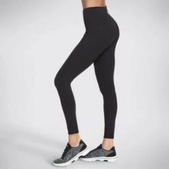 Skechers Women's Go Walk Full Length Leggings Black -underwear Zone w03lg30b blk d