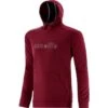 Men's Zack Fleece Pullover Hoodie Red/ Black / Silver
