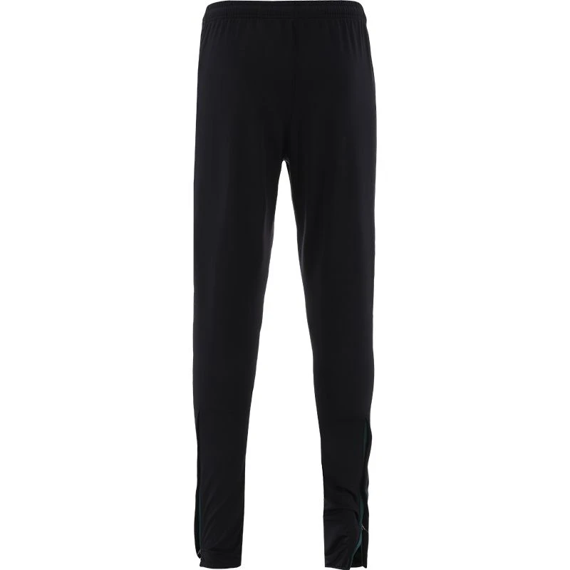 Men's Zack Brushed Skinny Tracksuit Bottoms Black / Green / Grey 3 Men's Zack Brushed Skinny Tracksuit Bottoms Black / Green / Grey - Image 3